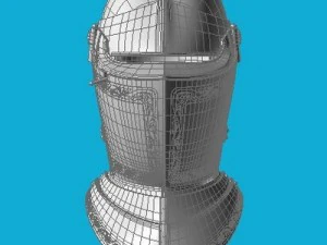helmet for the pedestrian figh 3D Model