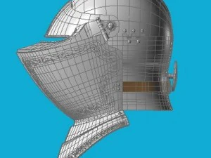 helmet for the pedestrian figh 3D Model