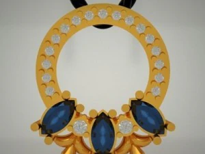 anel pendente Modelo 3D