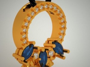 pendant ring 3D Model