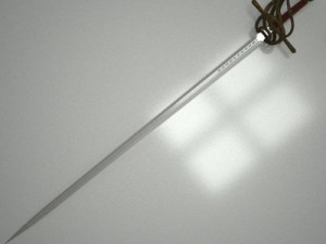 italian sword striscia 3D Model