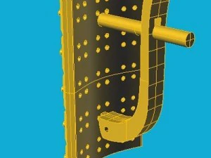 earring chessboard 3D Model