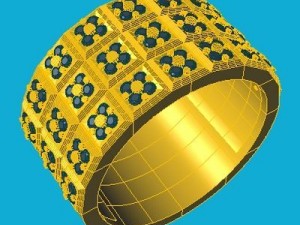 ring "chessboard" 3D Model