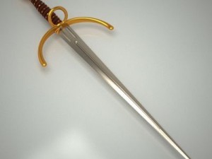 italian dagger pistolese 3D Модель