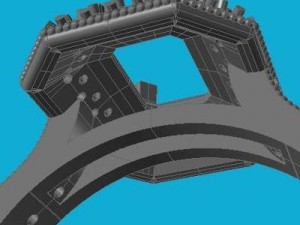 ring with octagon 3D Model