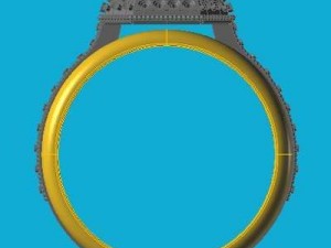 ring with octagon 3D Model