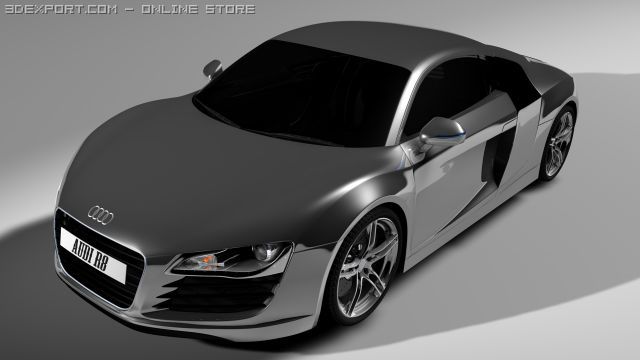 audi r8 Modello 3D .c4d .max .obj .3ds .fbx .stl .blend 