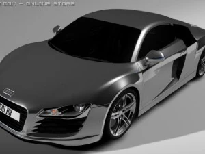 Audi R8 3D Modell