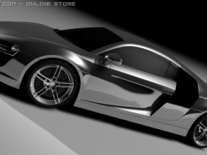 audi r8 Modello 3D