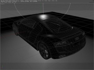 audi r8 Modello 3D