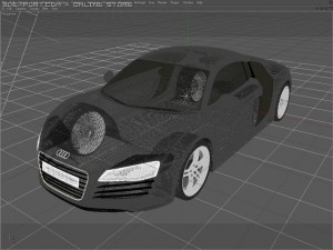 audi r8 Modello 3D