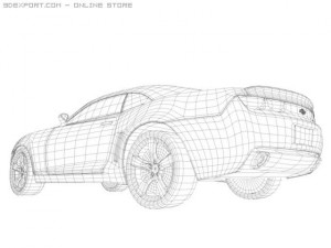 chevrolet camaro 2008 Modèle 3D