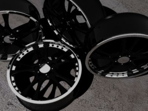 custom rims 3D Model