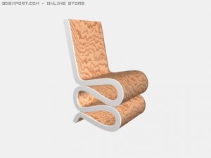 ideal chair maya Modèle 3D