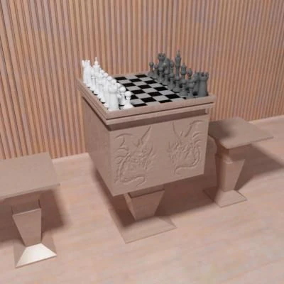 chess 3D Model .c4d .max .obj .3ds .fbx .stl .blend