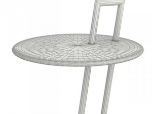 occasional table round Modelo 3D