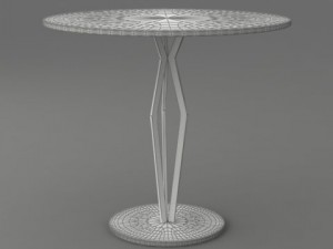 tvillage round table 3Dモデル