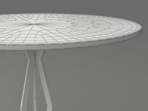 tvillage round table 3Dモデル