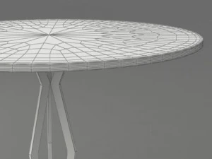 tvillage round table 3D Model