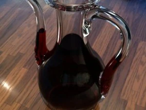 стакан и вода 3D Модель