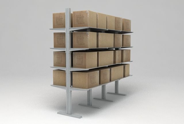 shelving 3 3D Model .c4d .max .obj .3ds .fbx .stl .blend