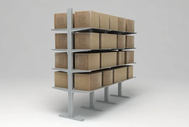 regały 3 Model 3D .c4d .max .obj .3ds .fbx .stl .blend 