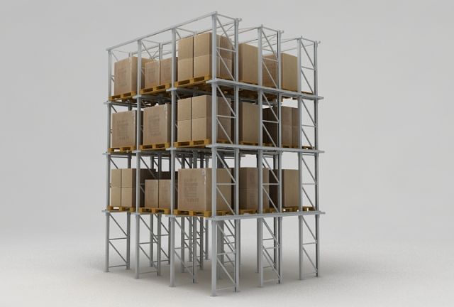 shelving 5 3D Model .c4d .max .obj .3ds .fbx .stl .blend 