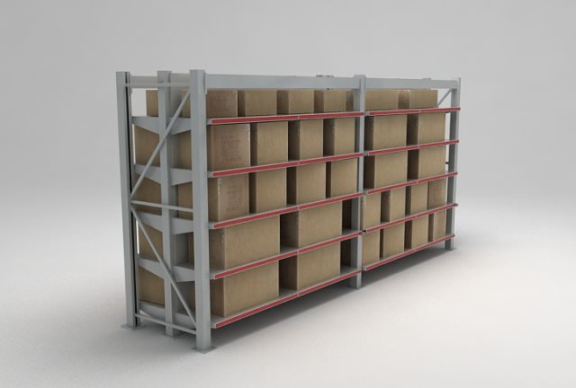 shelving 7 3D Model .c4d .max .obj .3ds .fbx .stl .blend 
