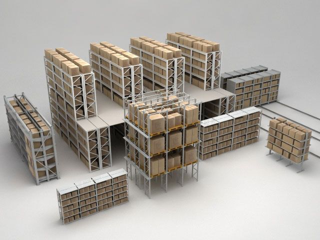 shelving pack Modèle 3D .c4d .max .obj .3ds .fbx .stl .blend 