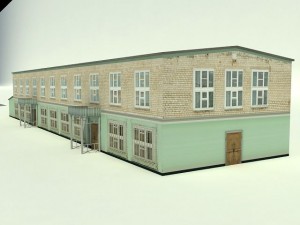 low poly buildings 2 3D 모델