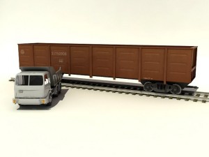 truck and coach 3Dモデル
