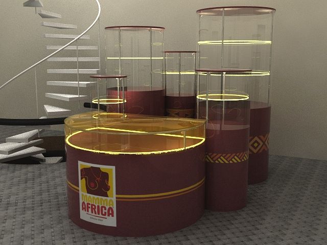 stand 3D-Modell .c4d .max .obj .3ds .fbx .stl .blend 