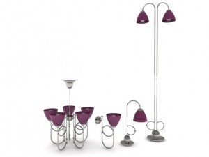 14 set lamp pack 3D 모델