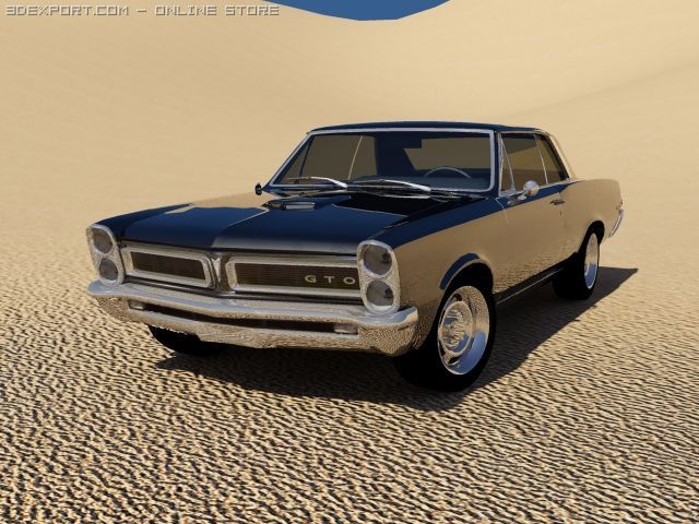 Pontiac Gto 1965 Free 3d Model In Classic Cars 3dexport