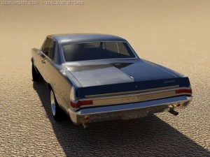 pontiac gto 1965 3D Model