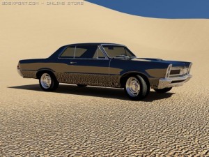 pontiac gto 1965 Modelo 3D