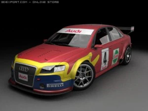 Ауди РС4 универсал 3D Модель