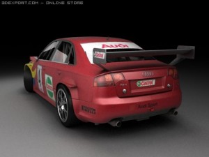 audi rs4 touring Modelo 3D