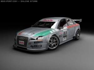audi rs4 touring 3D Модель