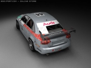 audi rs4 touring 3D Модель