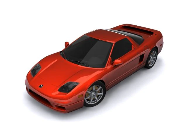 アキュラNSX 3Dモデル .c4d .max .obj .3ds .fbx .stl .blend 