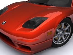 acura nsx Modelo 3D
