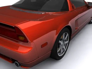 アキュラNSX 3Dモデル