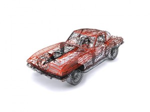 chevrolet corvette 427 3D-Modell