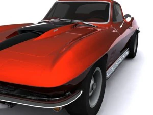 Шевроле Корвет 427 3D Модель