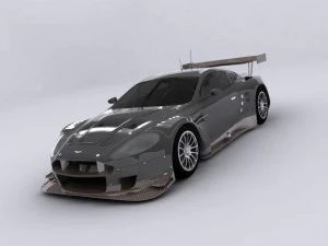 aston martin dbr9 Model 3D