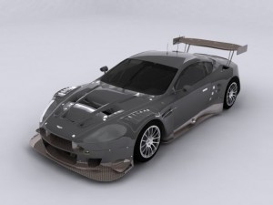 aston martin dbr9 3D Model