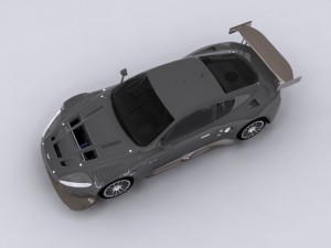 aston martin dbr9 3D Model