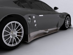 aston martin dbr9 3D Model