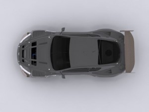 aston martin dbr9 3D Model